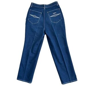 Vintage 90s Gitano Ultra High Rise Dark Wash Mom Jeans 32 x 28.5 Hong Kong